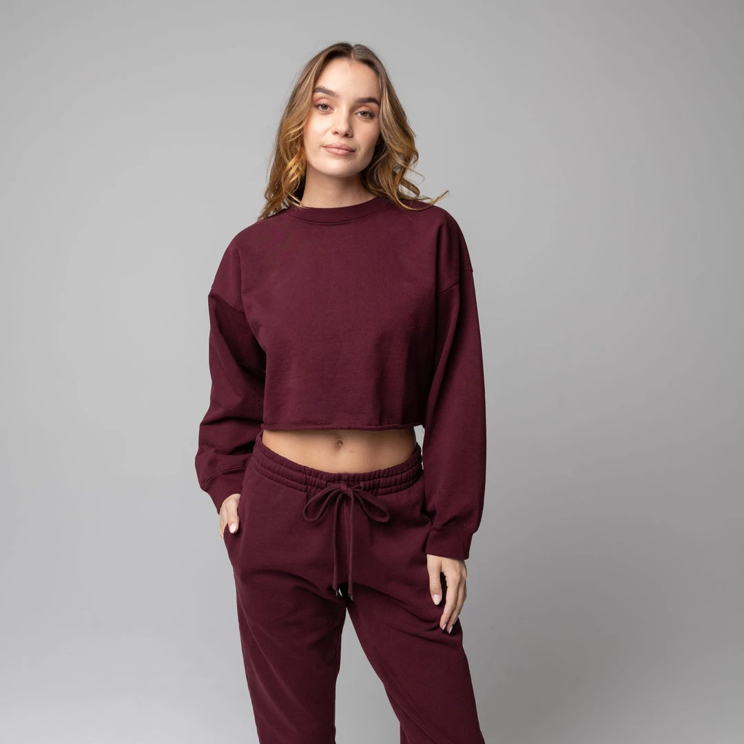 TALENTLESS WOMENS HEAVYWEIGHT CROPPED CREWNECK - MID CENTURY Best Sellers 8 TALENTLESS WOMENS HEAVYWEIGHT CROPPED CREWNECK - MID CENTURY Best Sellers