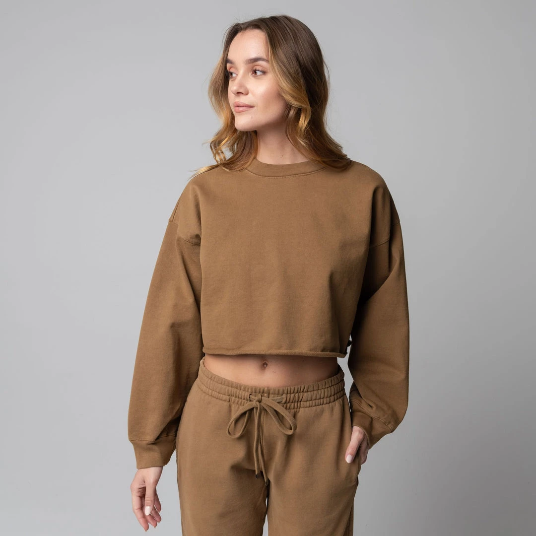 TALENTLESS WOMENS HEAVYWEIGHT CROPPED CREWNECK - MID CENTURY Best Sellers 5 TALENTLESS WOMENS HEAVYWEIGHT CROPPED CREWNECK - MID CENTURY Best Sellers