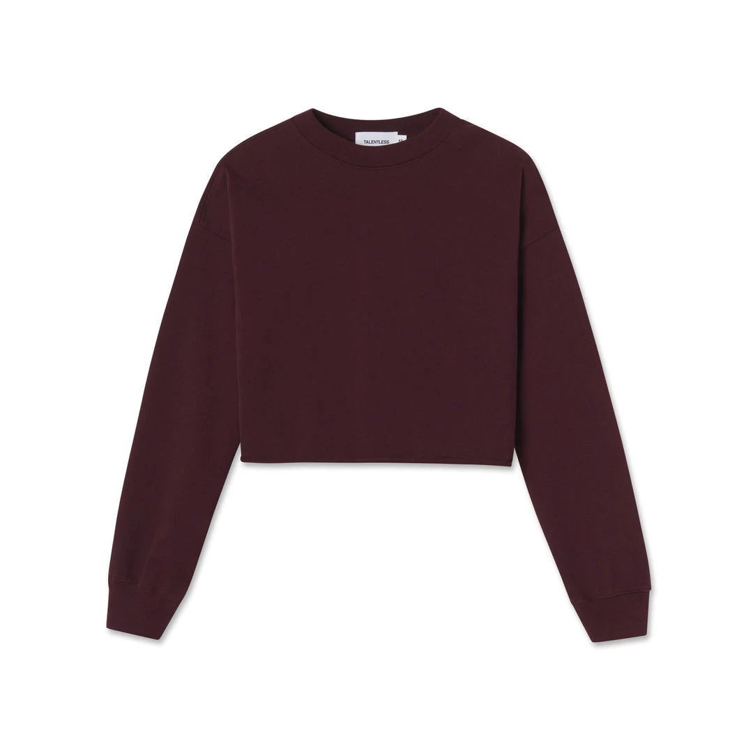 TALENTLESS WOMENS HEAVYWEIGHT CROPPED CREWNECK - MID CENTURY Best Sellers 7 TALENTLESS WOMENS HEAVYWEIGHT CROPPED CREWNECK - MID CENTURY Best Sellers