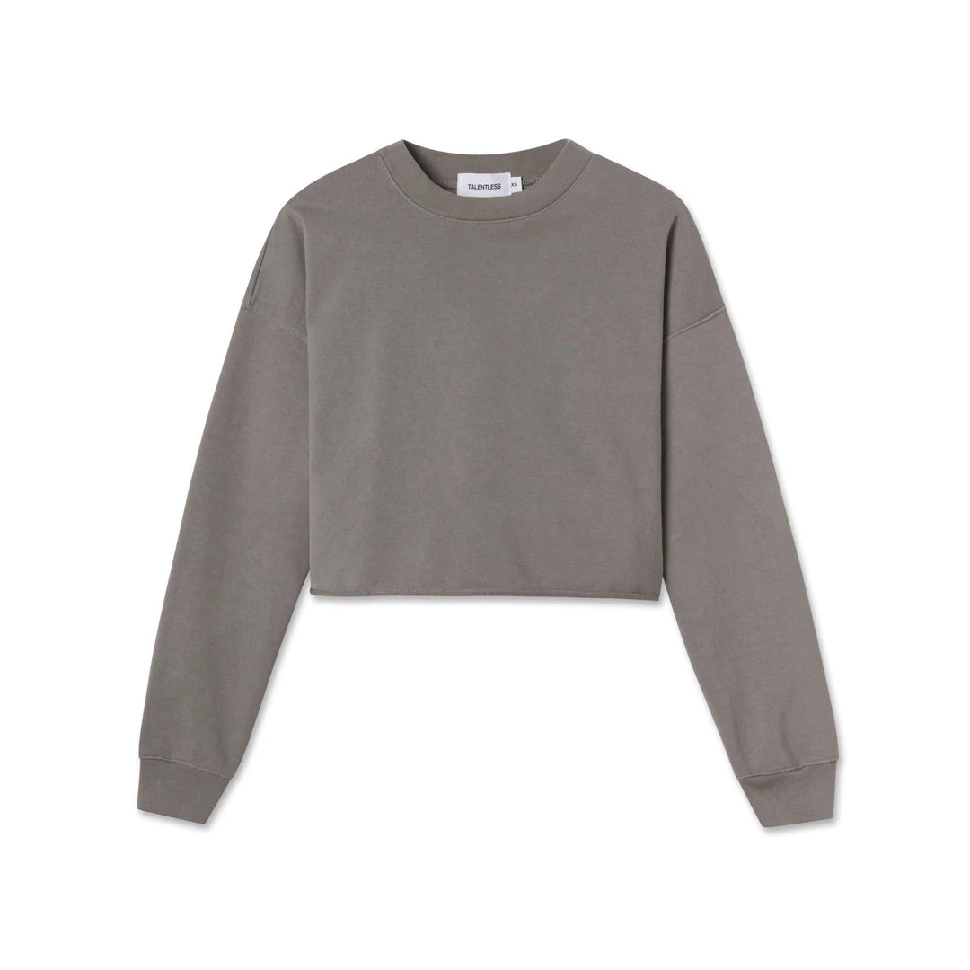 TALENTLESS WOMENS HEAVYWEIGHT CROPPED CREWNECK - MID CENTURY Best Sellers 11 TALENTLESS WOMENS HEAVYWEIGHT CROPPED CREWNECK - MID CENTURY Best Sellers