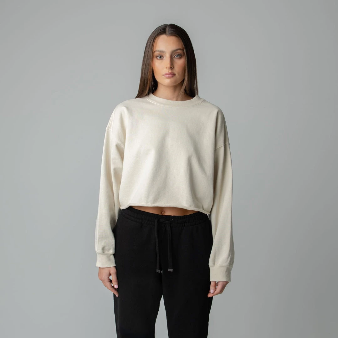 TALENTLESS WOMENS HEAVYWEIGHT CROPPED CREWNECK Best Sellers 9 TALENTLESS WOMENS HEAVYWEIGHT CROPPED CREWNECK Best Sellers