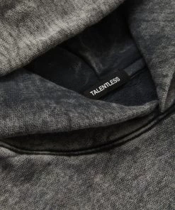 TALENTLESS WOMENS HOODIE - ACID WASH