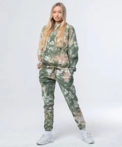 MASSIVE WOMENS HOODIE - CAMO WASH