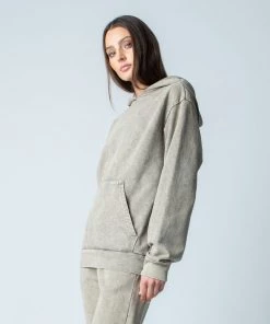 MASSIVE WOMENS HOODIE - GRANITE WASH