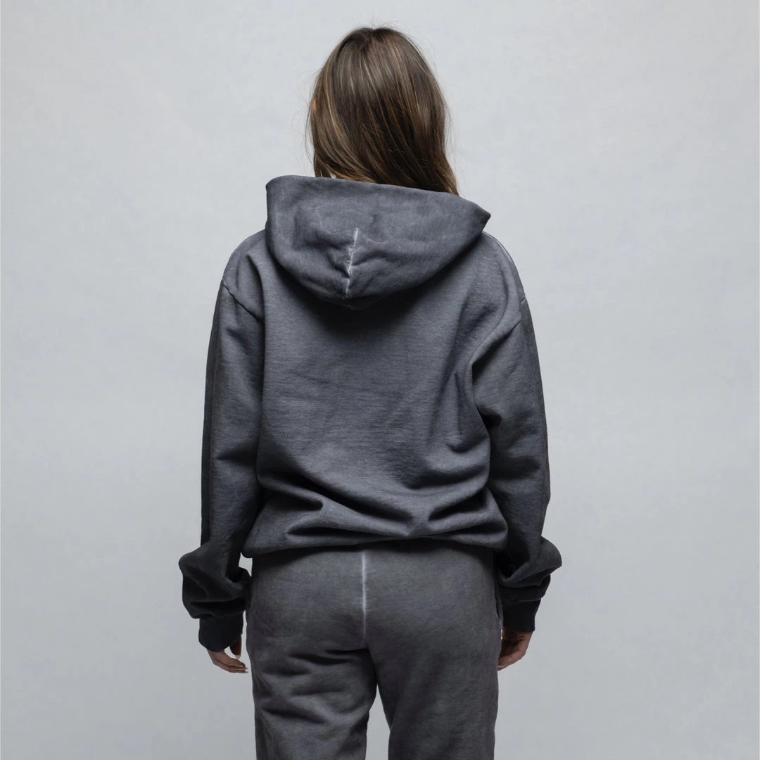 MASSIVE WOMENS HOODIE - OIL STAIN 16 MASSIVE WOMENS HOODIE - OIL STAIN