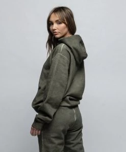 MASSIVE WOMENS HOODIE - OIL STAIN 19 MASSIVE WOMENS HOODIE - OIL STAIN