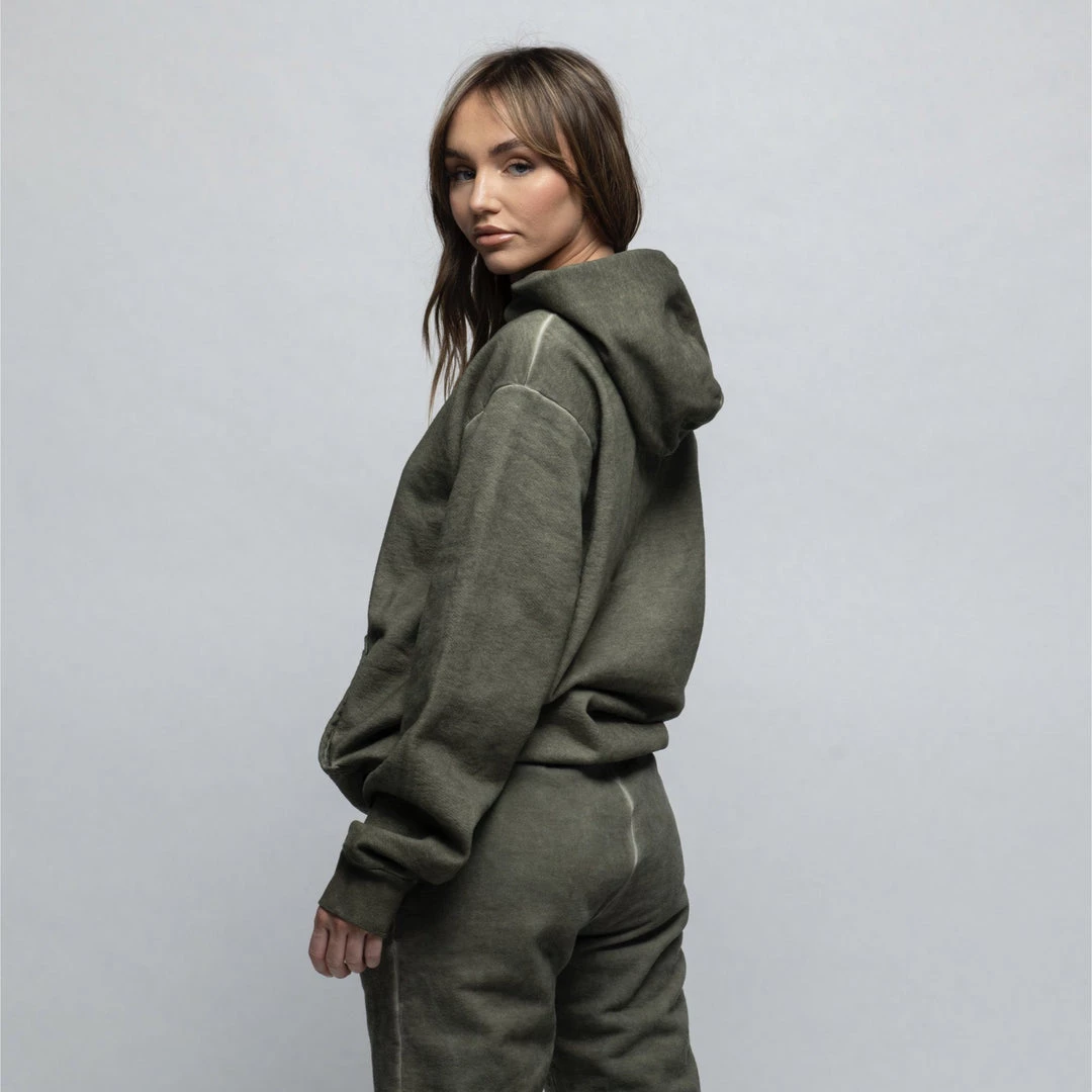 MASSIVE WOMENS HOODIE - OIL STAIN 5 MASSIVE WOMENS HOODIE - OIL STAIN