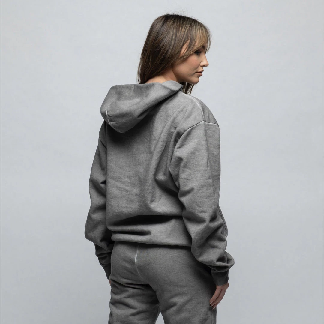 MASSIVE WOMENS HOODIE - OIL STAIN 11 MASSIVE WOMENS HOODIE - OIL STAIN