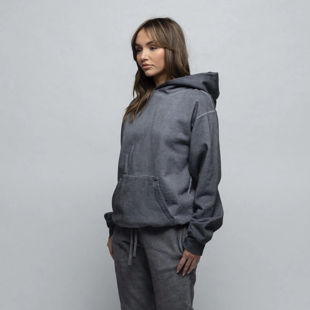 MASSIVE WOMENS HOODIE - OIL STAIN 15 MASSIVE WOMENS HOODIE - OIL STAIN