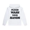 MASSIVE Hoodies WOMENS HOODIE - PLEASE WASH YOUR HANDS