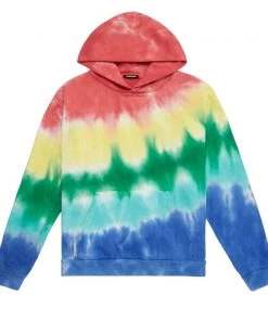MASSIVE WOMENS HOODIE - RAINBOW WASH
