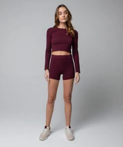 MASSIVE RIB SCOOP NECK LONG SLEEVE - MID CENTURY