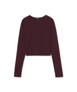 MASSIVE RIB SCOOP NECK LONG SLEEVE - MID CENTURY