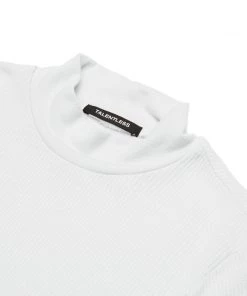 MASSIVE WOMENS LONG SLEEVE MOCKNECK CROP