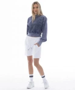 MASSIVE WOMENS MOCK CREWNECK - ACID WASH Crewnecks