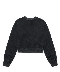 MASSIVE WOMENS MOCK CREWNECK - ACID WASH Crewnecks