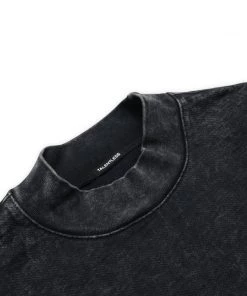 MASSIVE WOMENS MOCK CREWNECK - ACID WASH Crewnecks