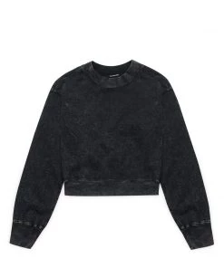 MASSIVE WOMENS MOCK CREWNECK - ACID WASH Crewnecks