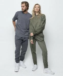 MASSIVE WOMENS MOCK CREWNECK - OIL STAIN Crewnecks