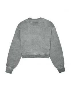 MASSIVE WOMENS MOCK CREWNECK - OIL STAIN Crewnecks