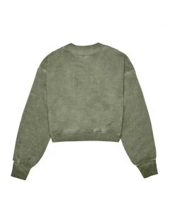 MASSIVE WOMENS MOCK CREWNECK - OIL STAIN Crewnecks