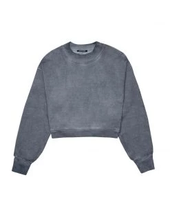 MASSIVE WOMENS MOCK CREWNECK - OIL STAIN Crewnecks