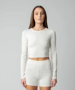 MASSIVE WOMENS RIB SHORTS 3" + RIB SCOOP NECK LONG SLEEVE - BUNDLE 19 MASSIVE WOMENS RIB SHORTS 3