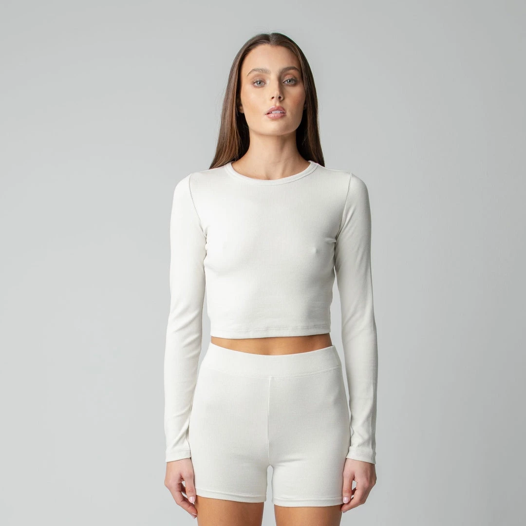 MASSIVE WOMENS RIB SHORTS 3" + RIB SCOOP NECK LONG SLEEVE - BUNDLE 7 MASSIVE WOMENS RIB SHORTS 3" + RIB SCOOP NECK LONG SLEEVE - BUNDLE