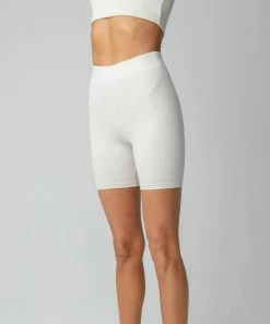 MASSIVE WOMENS RIB ZIP FRONT BODYSUIT + RIB SHORTS 3